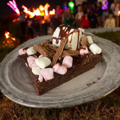 Hot Chocolate S'mores Brownie