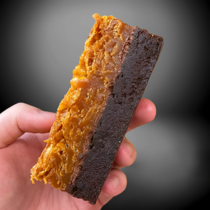 Crispy Caramel Cornflake Chocolate Brownie